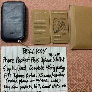 Bellroy Pocket Phone Plus Smartphone Leather Wallet